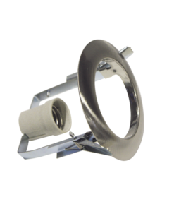 Βάση Σποτ R80 E27 Χωνευτή Στρογγυλή Σταθερή Νίκελ Ματ ACA – AC.045R80NM