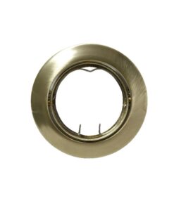 Βάση Σποτ GU10 – MR16 ACA Χωνευτή Στρογγυλή Ρυθμιζόμενη Χρυσή Ματ – AC.0453254GM