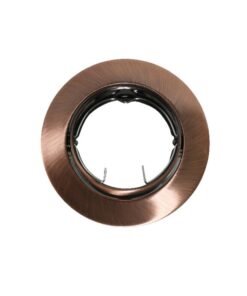 Βάση Σποτ GU10 – MR16 ACA Χωνευτή Στρογγυλή Ρυθμιζόμενη Χάλκινη – AC.0453254RA