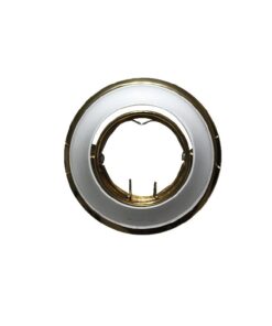 Βάση Σποτ MR11 ACA Χωνευτή Στρογγυλή Ρυθμιζόμενη Ασημί-Χρυσό Περλέ – AC.04532SPS