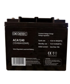 ΜΠΑΤΑΡΙΑ AGM VRLA 12V 40AH/20HR (M6 τερματικό) ACA – ACA1240