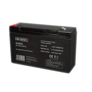 ΜΠΑΤΑΡΙΑ AGM VRLA 6V 12AH/20HR (F1 τερματικό) ACA – ACA612