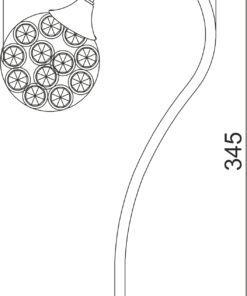 Επιτραπέζιο Φωτιστικό Πορτατίφ 1XG9 Μεταλλικό Χρώμιο Με Κρυστάλλινη Μπάλα ACA DECOR – AD2012001T