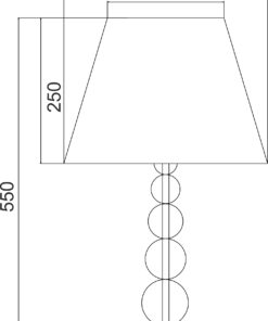 Πορτατίφ 1ΧΕ27 Μεταλλικό Χρώμιο Λευκό Καπέλο & Γυαλί ACA DECOR – AD477211