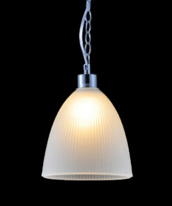 ΚΡΕΜΑΣΤΟ ΡΙΓΩΤΟ ΓΥΑΛΙ Φ20CM 1ΧΕ27 MANOLIA ACA DECOR – AD5001S