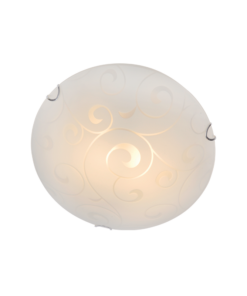 ΠΛΑΦΟΝΙΕΡΑ ΛΕΥΚΗ ΜΕ ΣΧΕΔΙΑ Φ40CM 3ΧE27 CHAPLIN ACA – AD994706L