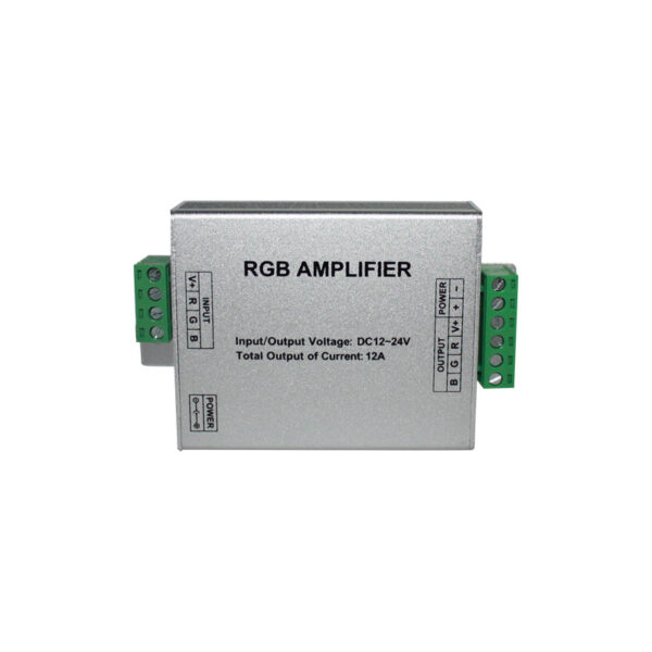 AMPLIFIER RGB 12A 144W/12V 288W/24V IP20 ACA - AMF