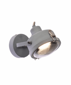 ΕΠΙΤΟΙΧΟ ΦΩΤΙΣΤΙΚΟ 1ΧGU10 ΓΚΡΙ ΜΕΤΑΛΛΙΚΟ D12X19CM MORFEAS ACA DECOR – AR1721W19G