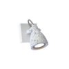 ΕΠΙΤΟΙΧΟ ΦΩΤΙΣΤΙΚΟ 1ΧGU10 ΛΕΥΚΟ TERRAZZO 10X10X18CM DINO ACA DECOR – AR1821W18WT