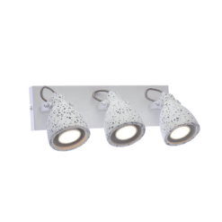 ΕΠΙΤΟΙΧΟ ΦΩΤΙΣΤΙΚΟ 3ΧGU10 ΛΕΥΚΟ TERRAZZO 36X15X18CM DINO ACA DECOR – AR1823W36WT