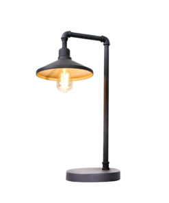 ΕΠΙΤΡΑΠΕΖΙΟ ΦΩΤΙΣΤΙΚΟ 1ΧΕ27 ΜΑΥΡΟ+ΧΡΥΣΟ ΜΕΤΑΛΛΙΚΟ 34Χ22ΧH56CM PIPE ACA DECOR – AR4171T56BG