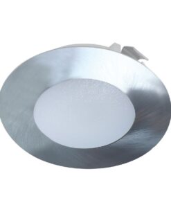 LED Πάνελ Στρογγυλό Νίκελ Ματ 2W ACA Θερμό 3000K IP44 – ARED230RNM