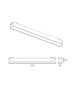 Sun Light ΦΩΤΙΣΤΙΚΑ-ΓΡΑΜΜΙΚΑ-ΜΑΓΝΗΤΙΚΗΣ ΡΑΓΑΣ-48V-ΜΑΥΡΟ ΧΡΩΜΑ-ARION-10FL-SM