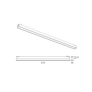Sun Light ΦΩΤΙΣΤΙΚΑ-ΓΡΑΜΜΙΚΑ-ΜΑΓΝΗΤΙΚΗΣ ΡΑΓΑΣ-48V-ΜΑΥΡΟ ΧΡΩΜΑ-ARION-20FL