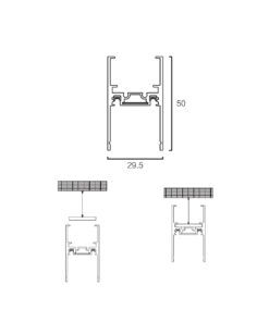 Sun Light ΜΑΓΝΗΤΙΚΗ ΡΑΓΑ-48V-ΜΑΥΡΟ ΧΡΩΜΑ-ARION-100PD