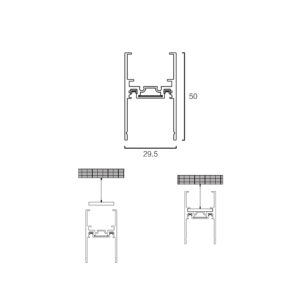 Sun Light ΜΑΓΝΗΤΙΚΗ ΡΑΓΑ-48V-ΜΑΥΡΟ ΧΡΩΜΑ-ARION-100PD