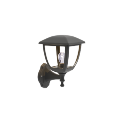 it-Lighting Avalanche 1xE27 Outdoor Wall Lamp Black D:22cmx30cm (80201214)