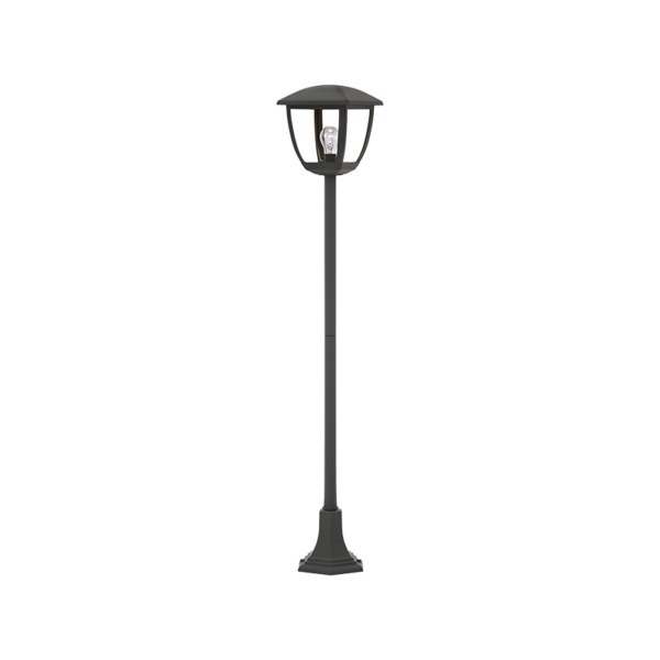 it-Lighting Avalanche 1xE27 Outdoor Pole Light Black D:120cmx18.5cm (80500114)