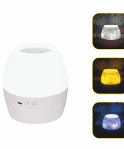 2 IN 1 8W LED NIGHT LIGHT & PROJECTOR WITH 4 PATTERNS AND 1M USB CABLE OR 3XAA ACA – BALLOON