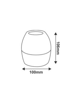 2 IN 1 8W LED NIGHT LIGHT & PROJECTOR WITH 4 PATTERNS AND 1M USB CABLE OR 3XAA ACA – BALLOON