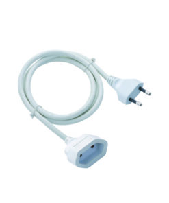 ΠΡΟΕΚΤΑΣΗ ΔΙΠΟΛΙΚΗ 10Α H05VV-F 2x1mm2 IP20 3m ACA – BEC202X13