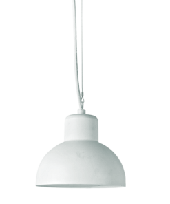 Κρεμαστό Φωτιστικό 1xE27 Λευκό Ατσάλι ø200 IP44 ACA – BERO1PWH