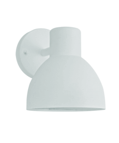 Φωτιστικό Τοίχου Απλίκα 1xE27 Λευκό Ατσάλι ø150 IP44 ACA – BEROM1WWH