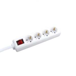 ΠΟΛΥΠΡΙΖΟ 4 ΣΟΥΚΟ ΑΣΦΑΛΕΙΑΣ ΜΕ ΔΙΑΚΟΠΤΗ 16A IP20 ΜΕ ΚΑΛΩΔΙΟ H05VV-F 3×1.5mm2 / ΚΑΘ ΜΗΚΟΥΣ 5m ACA – BMS20CS45
