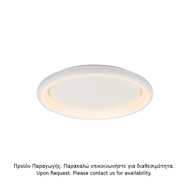 ΟΡΟΦΗΣ Φ/Σ LED 36W DIMMER CCT 3470LM ΛΕΥΚΟ ΜΕΤΑΛΛΙΚΟ D41XH8,5CM DIANA ACA – BR71LEDC41WHCCTD