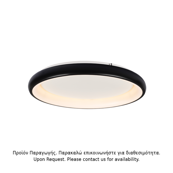 ΟΡΟΦΗΣ Φ/Σ LED 45W DIMMER CCT 3600LM ΜΑΥΡΟ ΜΕΤΑΛΛΙΚΟ D61XH8,5CM DIANA ACA – BR71LEDC61BKCCTD
