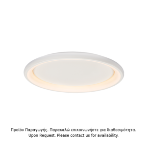 ΟΡΟΦΗΣ Φ/Σ LED 45W DIMMER CCT 3600LM ΛΕΥΚΟ ΜΕΤΑΛΛΙΚΟ D61XH8,5CM DIANA ACA – BR71LEDC61WHCCTD