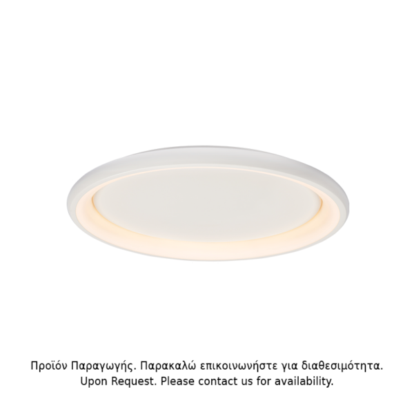 ΟΡΟΦΗΣ Φ/Σ LED 45W DIMMER CCT 3600LM ΛΕΥΚΟ ΜΕΤΑΛΛΙΚΟ D61XH8,5CM DIANA ACA – BR71LEDC61WHCCTD