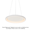 ΚΡΕΜΑΣΤΟ Φ/Σ LED 45W DIMMER CCT 3600LM ΛΕΥΚΟ ΜΕΤΑΛΛΙΚΟ D61XH120CM DIANA ACA – BR71LEDP61WHCCTD