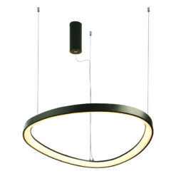 ΚΡΕΜΑΣΤΟ ΦΩΤΙΣΤΙΚΟ LED 36W 3000K 2700LM HARMONY ΜΑΥΡΟ ΑΛΟΥΜΙΝΙΟ IP20 D42XH120CM ACA – BR97LEDP40BK