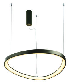 ΚΡΕΜΑΣΤΟ ΦΩΤΙΣΤΙΚΟ LED 36W 3000K 2700LM HARMONY ΜΑΥΡΟ ΑΛΟΥΜΙΝΙΟ IP20 D42XH120CM ACA – BR97LEDP40BK