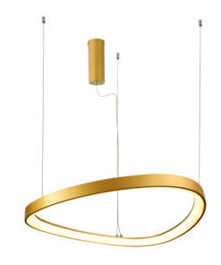 ΚΡΕΜΑΣΤΟ ΦΩΤΙΣΤΙΚΟ LED 36W 3000K 2700LM HARMONY ΧΡΥΣΟ ΑΛΟΥΜΙΝΙΟ IP20 D42XH120CM ACA – BR97LEDP40GD