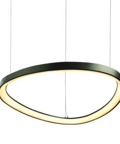 Κρεμαστό Φωτιστικό LED 44W CCT 4670lm Harmony Μαύρο Αλουμίνιο D60cm ACA – BR97LEDP60BKCCT