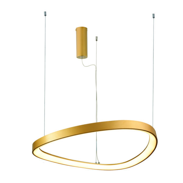 ΚΡΕΜΑΣΤΟ Φ/Σ LED 44W CCT 4670LM HARMONY ΧΡΥΣΟ ΑΛΟΥΜΙΝΙΟ IP20 D60XH120CM ACA – BR97LEDP60GDCCT