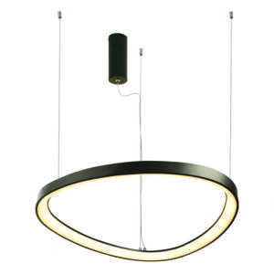 ΚΡΕΜΑΣΤΟ Φ/Σ LED 73W CCT 5800LM HARMONY ΜΑΥΡΟ ΑΛΟΥΜΙΝΙΟ IP20 D80XH120CM ACA – BR97LEDP80BKCCT