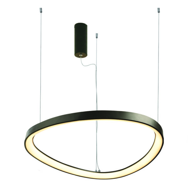 ΚΡΕΜΑΣΤΟ Φ/Σ LED 73W CCT 5800LM HARMONY ΜΑΥΡΟ ΑΛΟΥΜΙΝΙΟ IP20 D80XH120CM ACA – BR97LEDP80BKCCT