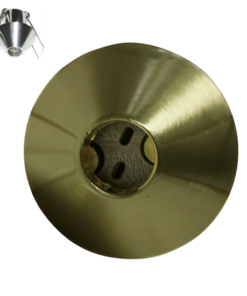 Βάση Σποτ G4 Χωνευτή Στρογγυλή Χρυσό Μάτ Κώνος ACA – BS3153AGM