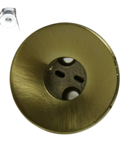 Βάση Σποτ G4 Χωνευτή Στρογγυλή Χρυσό Μάτ ACA – BS3153GM