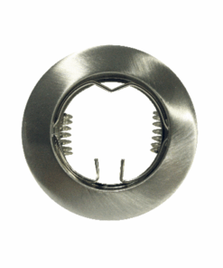 Βάση Σποτ MR11 Χωνευτή Στρογγυλή Σταθερή Νίκελ Ματ Αλουμίνιο ACA – BS3161NM