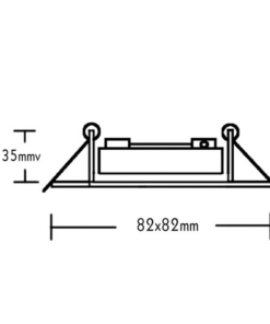 ΣΠΟΤ MR16 ΤΕΤ/ΝΟ ΛΕΥΚΟ ACA – BS3167W