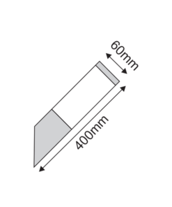 ΑΠΛΙΚΑ ΤΕΤΡΑΓΩΝΗ ΚΥΡΤΗ ΑΝΟΞΕΙΔΩΤΗ ΥΨΟΣ 40cm ACA – BT1003BWU
