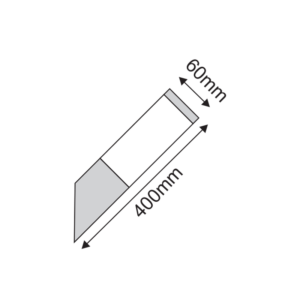 ΑΠΛΙΚΑ ΤΕΤΡΑΓΩΝΗ ΚΥΡΤΗ ΑΝΟΞΕΙΔΩΤΗ ΥΨΟΣ 40cm ACA – BT1003BWU