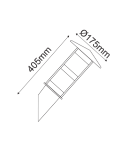 # ΕΞΩΤΕΡ.ΤΟΙΧΟΥ ΑΝΟΞΕΙΔ.ΜΕΓΑΛΟ ΚΑΠΕΛΟ+SENSOR ACA – BT1008SENSOR