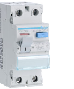 Ρελέ Διαφυγής AC 30mA 2P 40A Hager – CDC740H