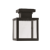 Φωτιστικό Οροφής 1xE27 Μαύρο Ατσάλι 16x16x22cm IP44 ACA – CELIA1CBK