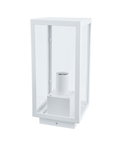 Φωτιστικό Δαπέδου 1xE27 Κήπου Ατσάλι Λευκό IP44 ACA – CELIA1FWH